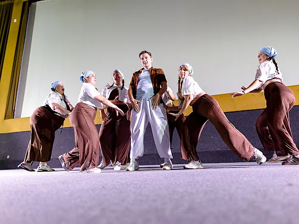 Grupo de hip hop en la gala de Home of Dance Málaga