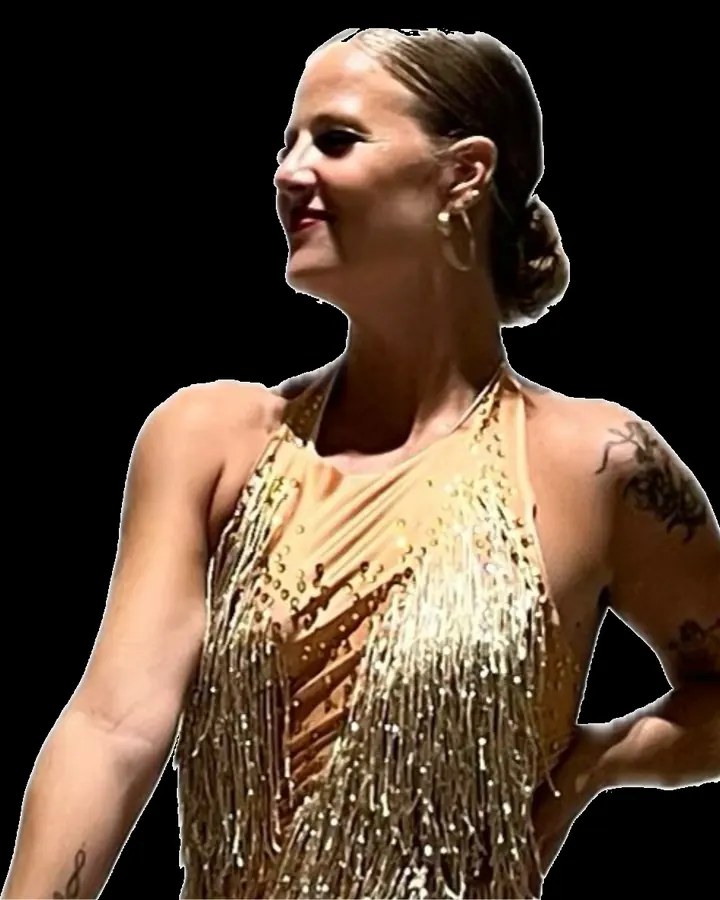 Camila, profesora de danza contemporánea, jazz y Superwomen en Home of Dance Málaga