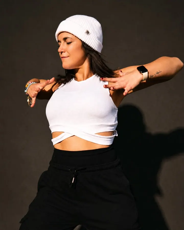 Laura, profesora de la clase Premium en Home of Dance Málaga